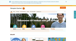 Desktop Screenshot of halsinglandssparbank.se