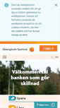 Mobile Screenshot of halsinglandssparbank.se